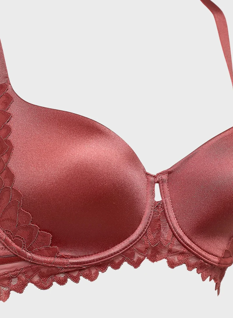 La Senza Balconette Lace  Detail Bra