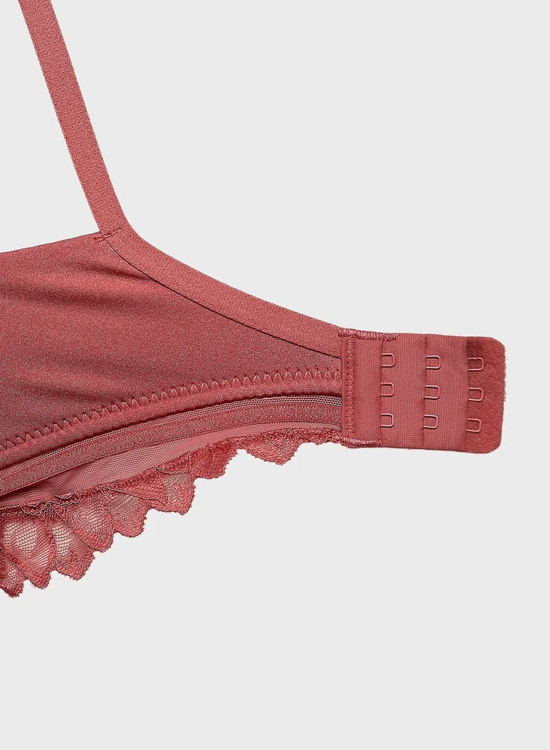 La Senza Balconette Lace  Detail Bra