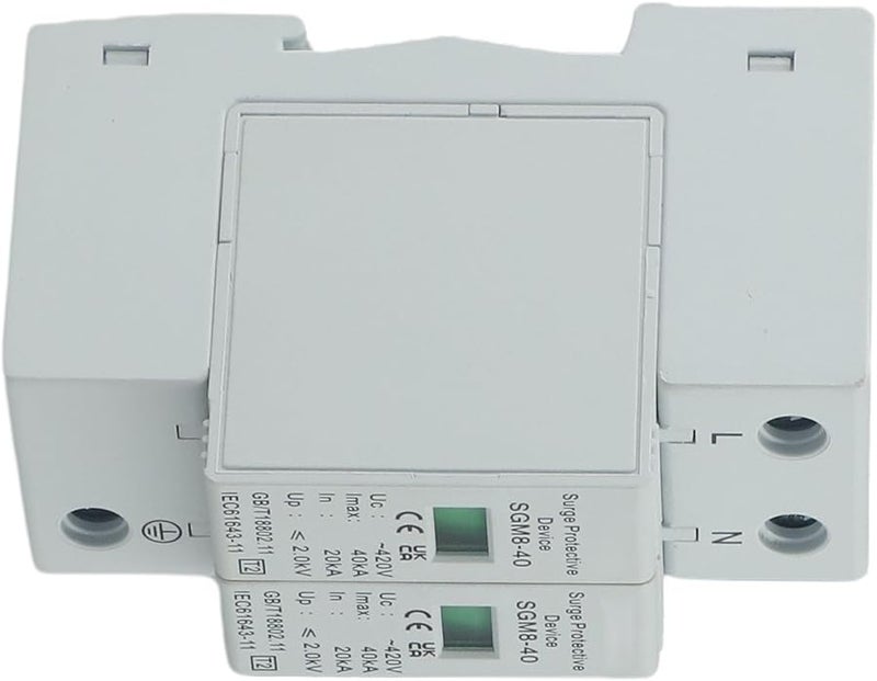 SGM8 40 2P 40KA 420VAC Surge Protective Device Circuit Breaker Rail Mount For Distribution Box - Image 2