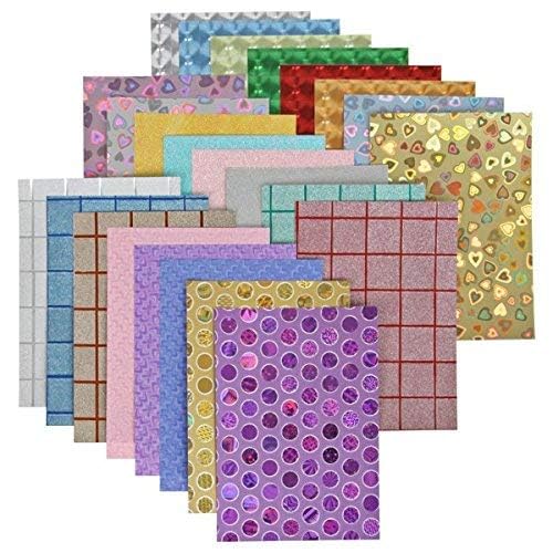 Eclet A4 Size Printed Decorative Sticker Sheet Paper Pre Printed Paper for Notebooks, Gifts, Paintings etc Pack of 10 Sheets (80GSM) C - Image 2