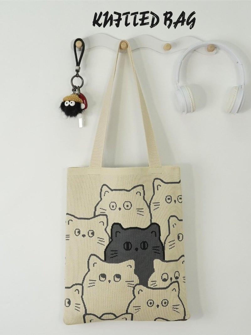 Cartoon Women'S Shoulder Bag Fashionable Cross-Body Vest Bag Commuting Large Capacity Versatile Bag - Image 5
