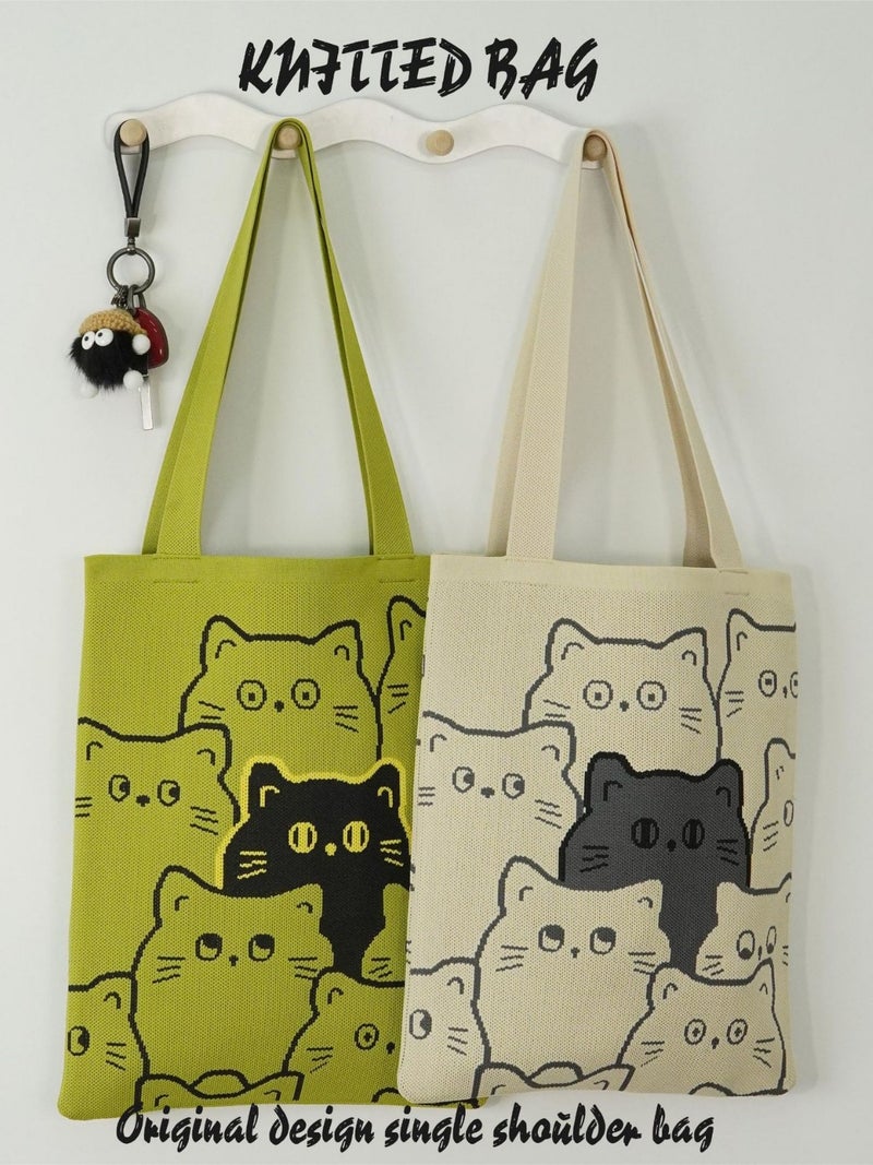 Cartoon Women'S Shoulder Bag Fashionable Cross-Body Vest Bag Commuting Large Capacity Versatile Bag - Image 3