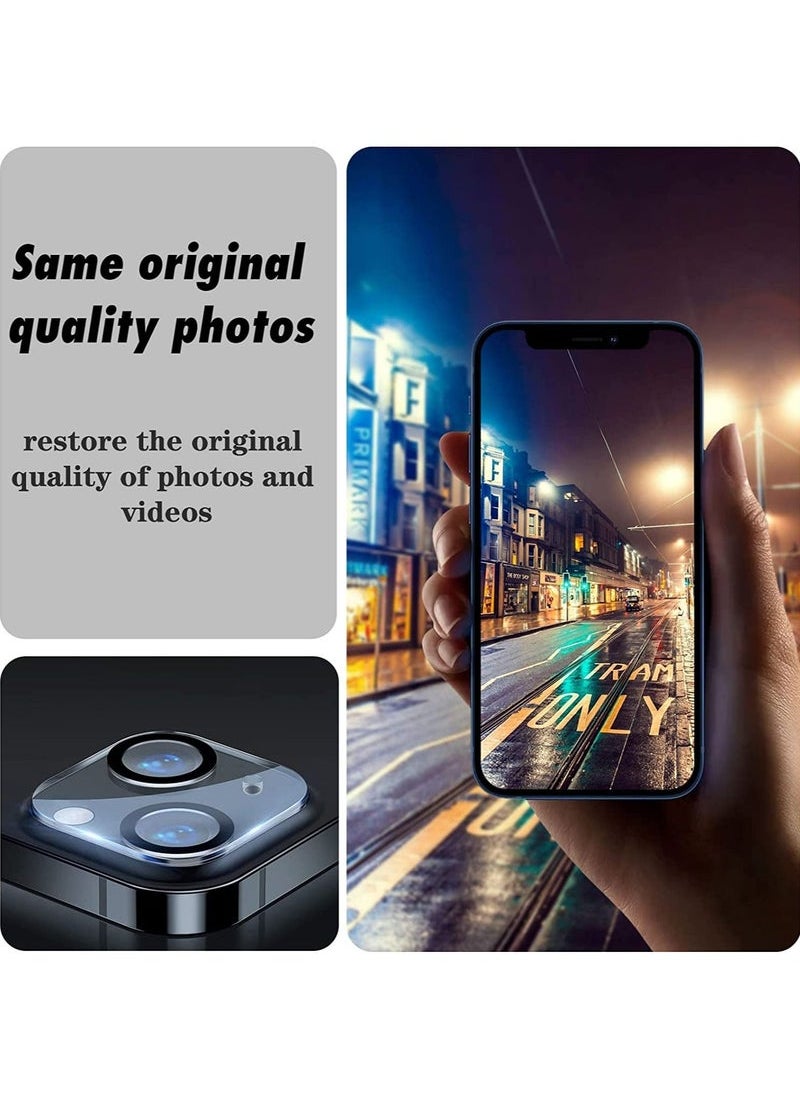 Captaintech iPhone 14 & 14 Plus Camera Lens Protector – HD Clear Tempered Glass Cover (6.1” & 6.7”) | Scratch-Resistant, Easy Installation & Bubble-Free  - Image 2