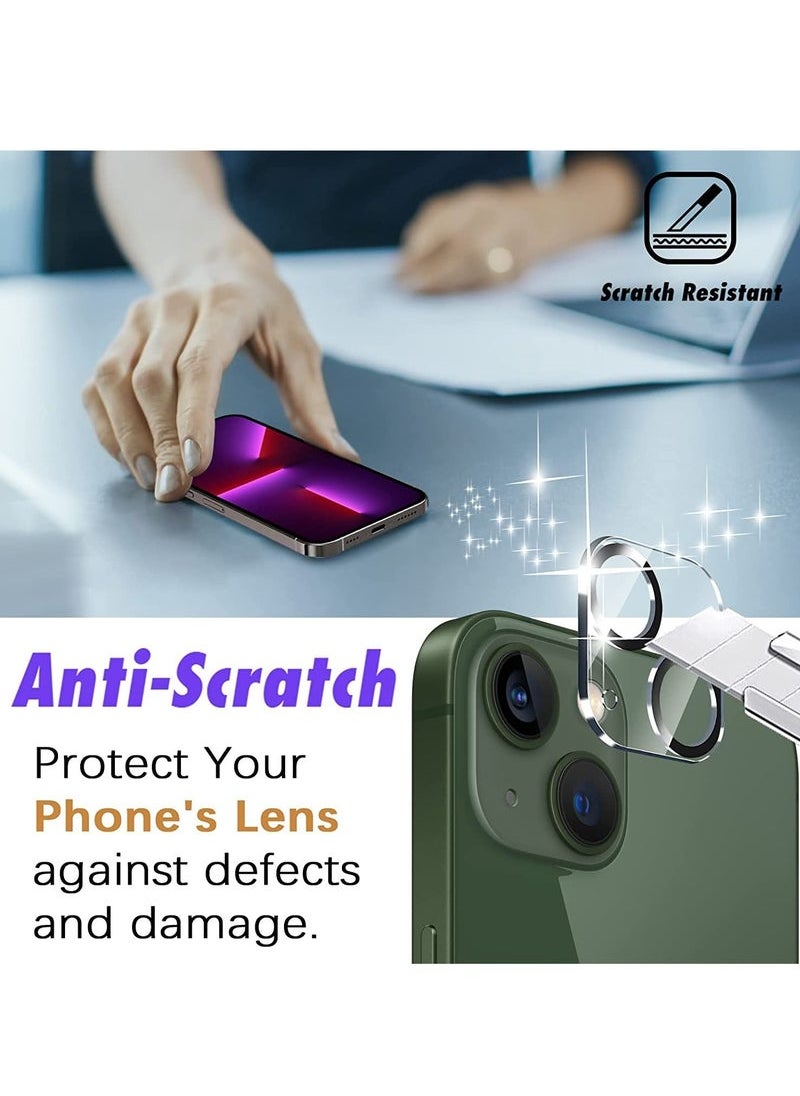 Captaintech iPhone 14 & 14 Plus Camera Lens Protector – HD Clear Tempered Glass Cover (6.1” & 6.7”) | Scratch-Resistant, Easy Installation & Bubble-Free  - Image 3
