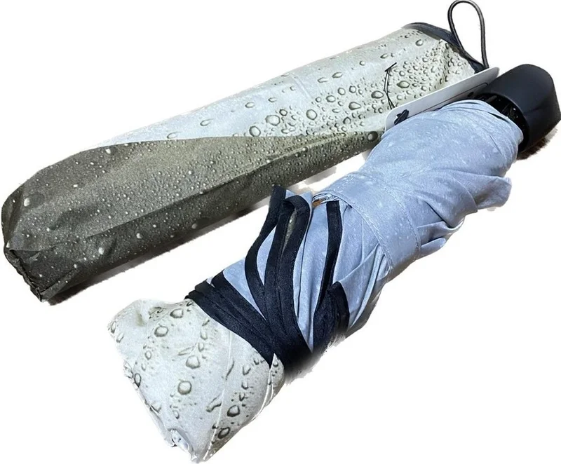 اليفن ماركت Eleven Market Marlux Wind Resistant Water Droplet Khaki Color Women's Umbrella