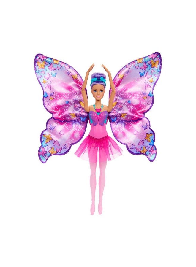Barbie Dance and Flutter 2-in-1 Ballerina to Butterfly Doll - Image 4