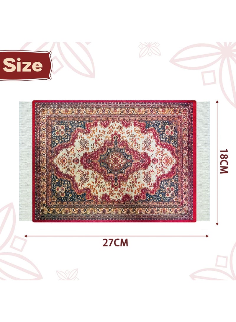 Captaintech 1pcs Coffee Mat Coffee Cup Mat Coffee Mug Mat Table Mat Mouse Pad Paitianle Mouse Pads for Wireless Mouse Oriental Carpet Mouse Mat Computer Mousepad for Table Decor - Image 2