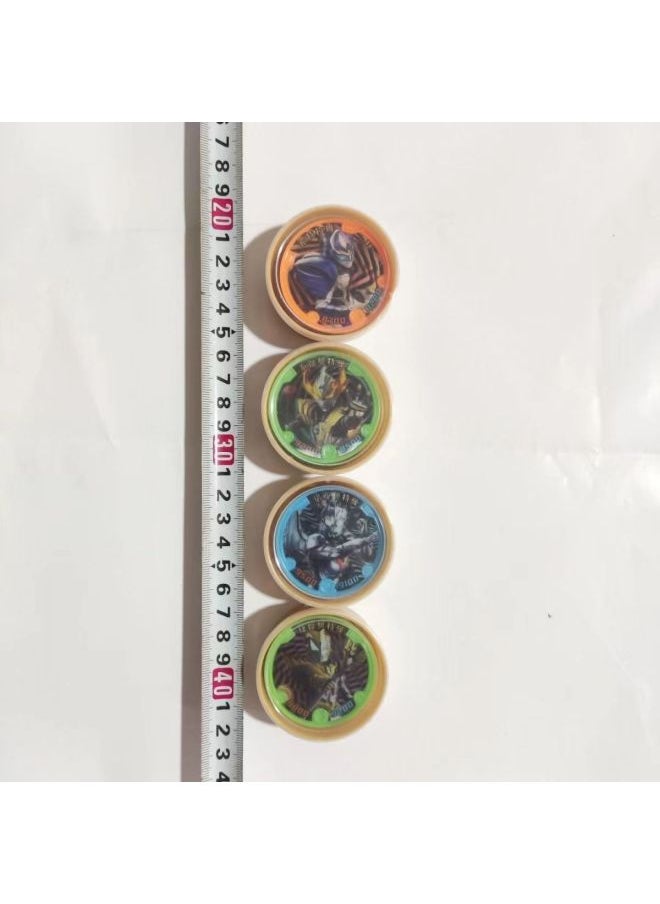 null - Ultraman Hero Battle Ace Boxed Exquisite Plastic Round Waterproof Thickened Card Children's Game Card Toy-Color:Deluxe Ultraman Round Card [18 Small Boxes]] - Image 1