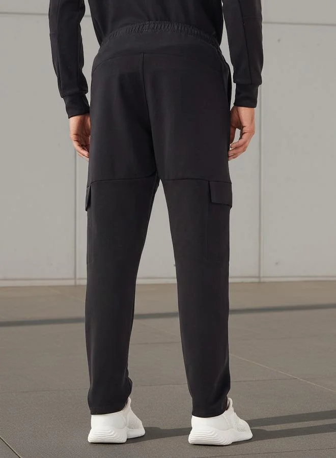 Splash Active Men Regular Fit Cargo Joggers with Pockets