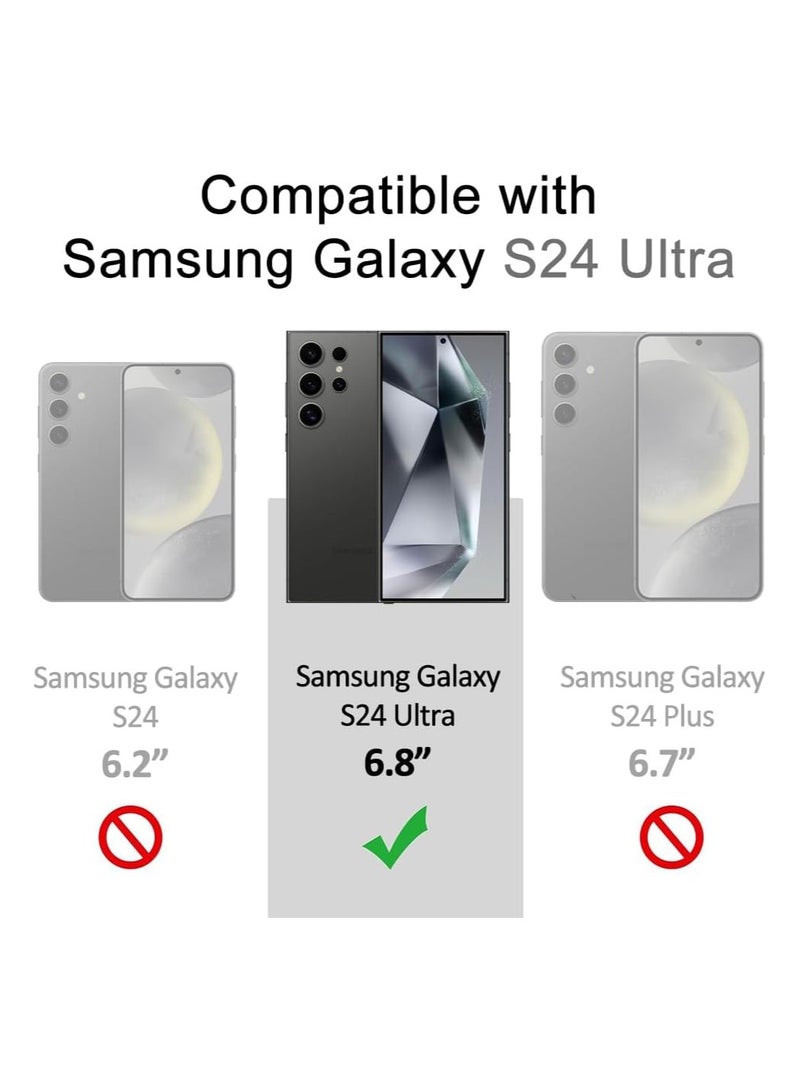 إكس ليفيل حافظة X-level لهاتف Samsung Galaxy S24 Ultra مقاس نحيف للغاية ورفيعة للغاية من مادة TPU [سلسلة Guardian] غطاء خلفي للهاتف S24 Ultra خفيف وواقي بطبقة نهائية غير لامعة ومضادة للصدمات - أسود - Image 2
