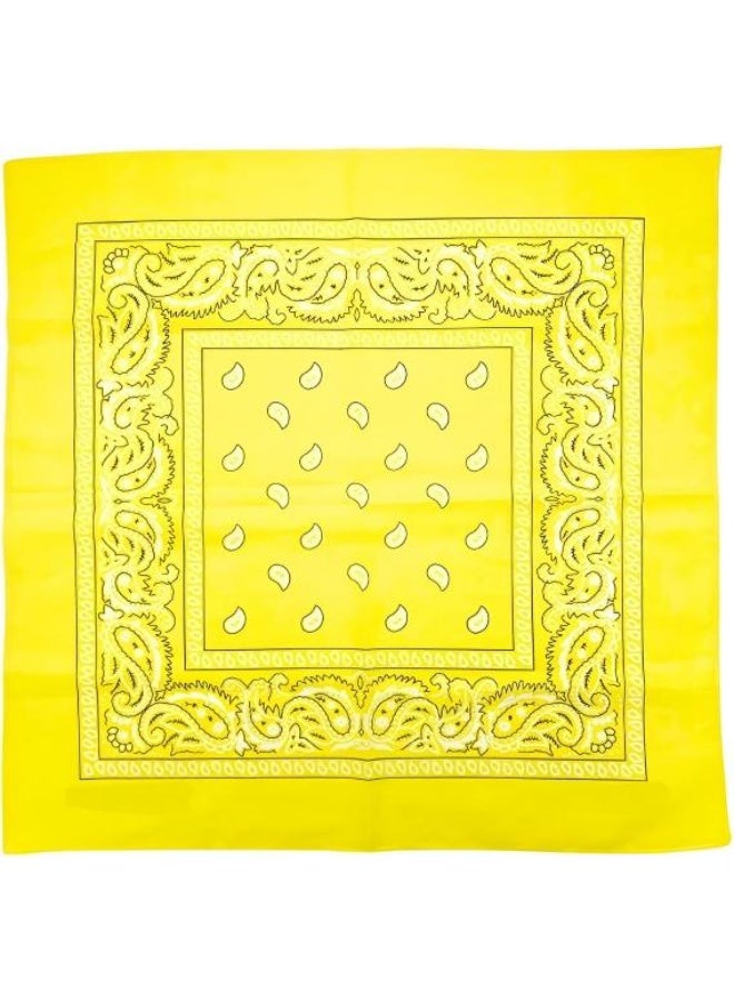 Beauenty Vintage Printed Headscarf Yellow - Image 3