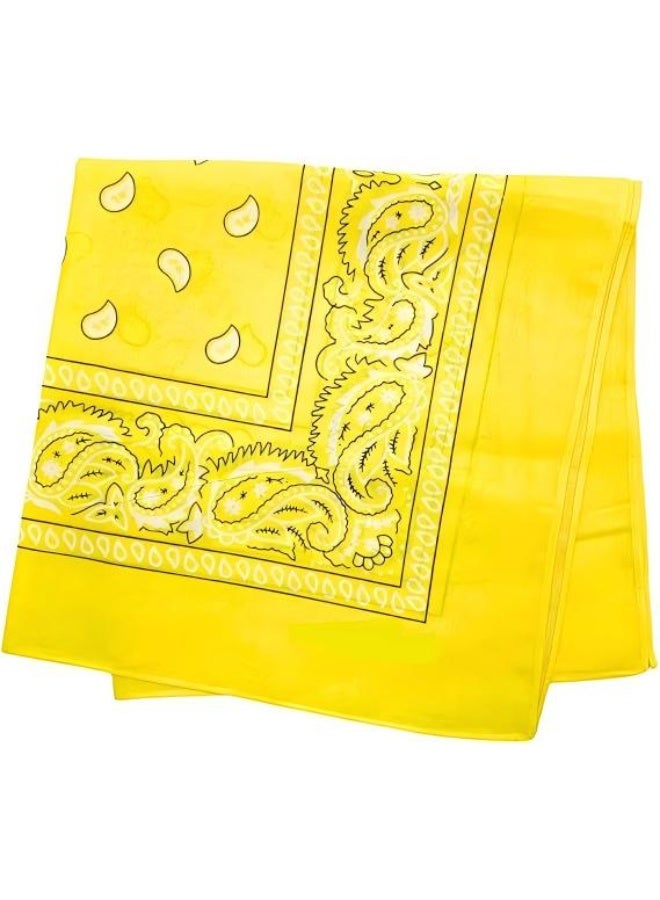 Beauenty Vintage Printed Headscarf Yellow - Image 2