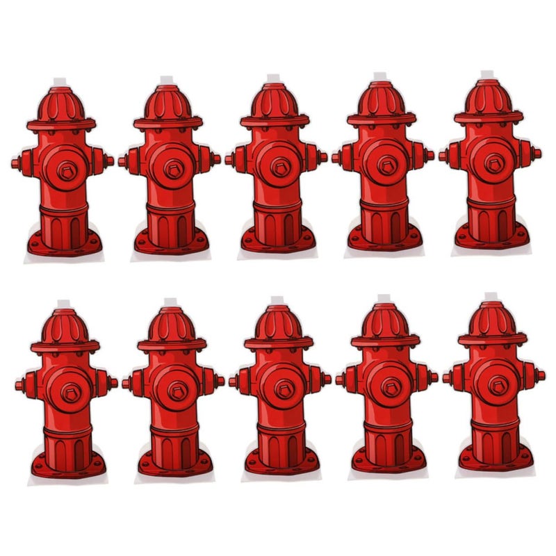 10pcs Dog Potty Training Props Fire Hydrant Shape Urine Guide Indoor Use Attract Pet Easy Clean Durable Construction - Image 2