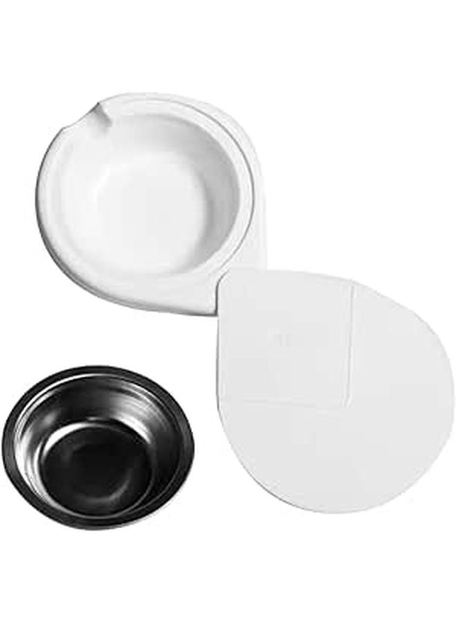 Rotatable Stainless Steel Ashtray with Lid Self Adhesive Hidden Under Desk Space Saving Design - Image 1