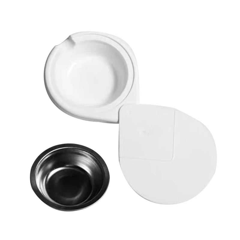 Rotatable Stainless Steel Ashtray with Lid Self Adhesive Hidden Under Desk Space Saving Design - Image 2