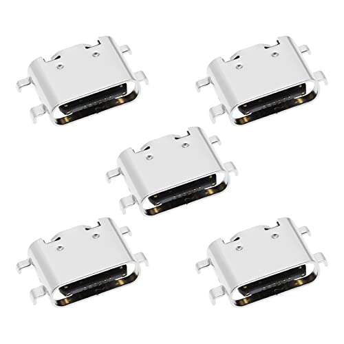 Create idea 5PCS Type-C Charging Port Compatible with GoodTel G3 Tablet USB-C Charger Connector Socket Jack Replacement Parts Soldering - Image 1