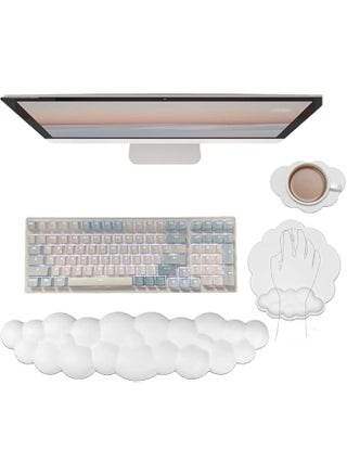 Cloud Wrist Rest Keyboard Cloud Wrist Pad Keyboard Wrist Rest Keyboard Cloud Mouse Pad Leather PU Non-Slip Base Desk Wrist Rest Support for Computer Laptop Gaming Mac Home Office - pzsku/Z3EDF2B3E682E91EF1C60Z/45/1743648282/6181e9b5-6996-4381-9427-a0ed9fd68eaf