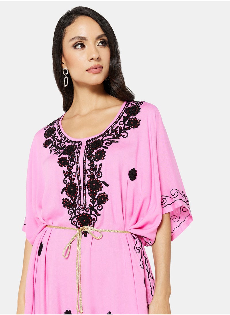ARABIAN CLOSET EMBROIDERED KAFTAN  - Image 4