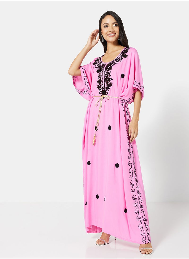 ARABIAN CLOSET EMBROIDERED KAFTAN  - Image 1
