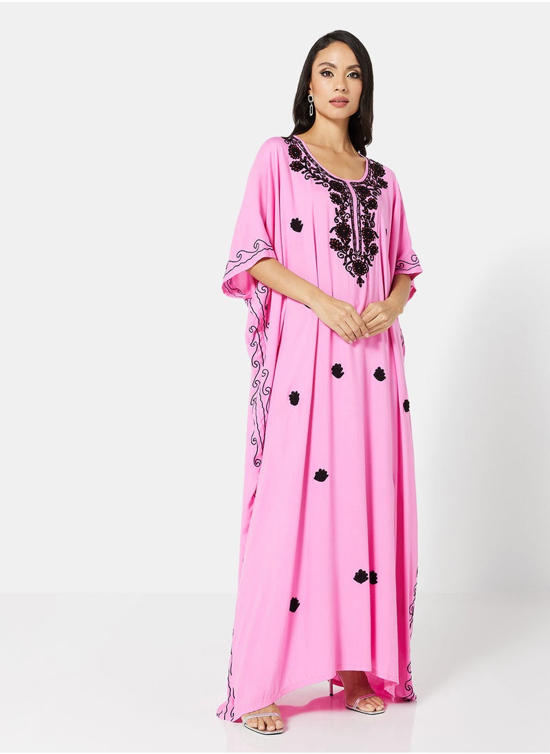 ARABIAN CLOSET EMBROIDERED KAFTAN  - Image 5