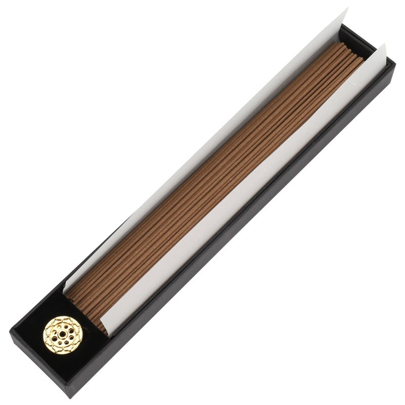 Incense Stick: Sandalwood & Agarwood, Original Plant Powder, Safe Healthy - Air Purifying, Stress Relieving, Sleep Enhancing Aromatherapy Incense for Meditation, Yoga & Indoor Relaxation - Image 2