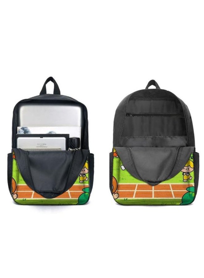 Cartoon three-piece schoolbag with front pocket - 839 - Image 4