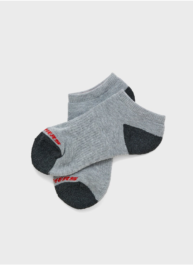 SKECHERS Kids 6 Pack Terry Crew Socks  - Image 5
