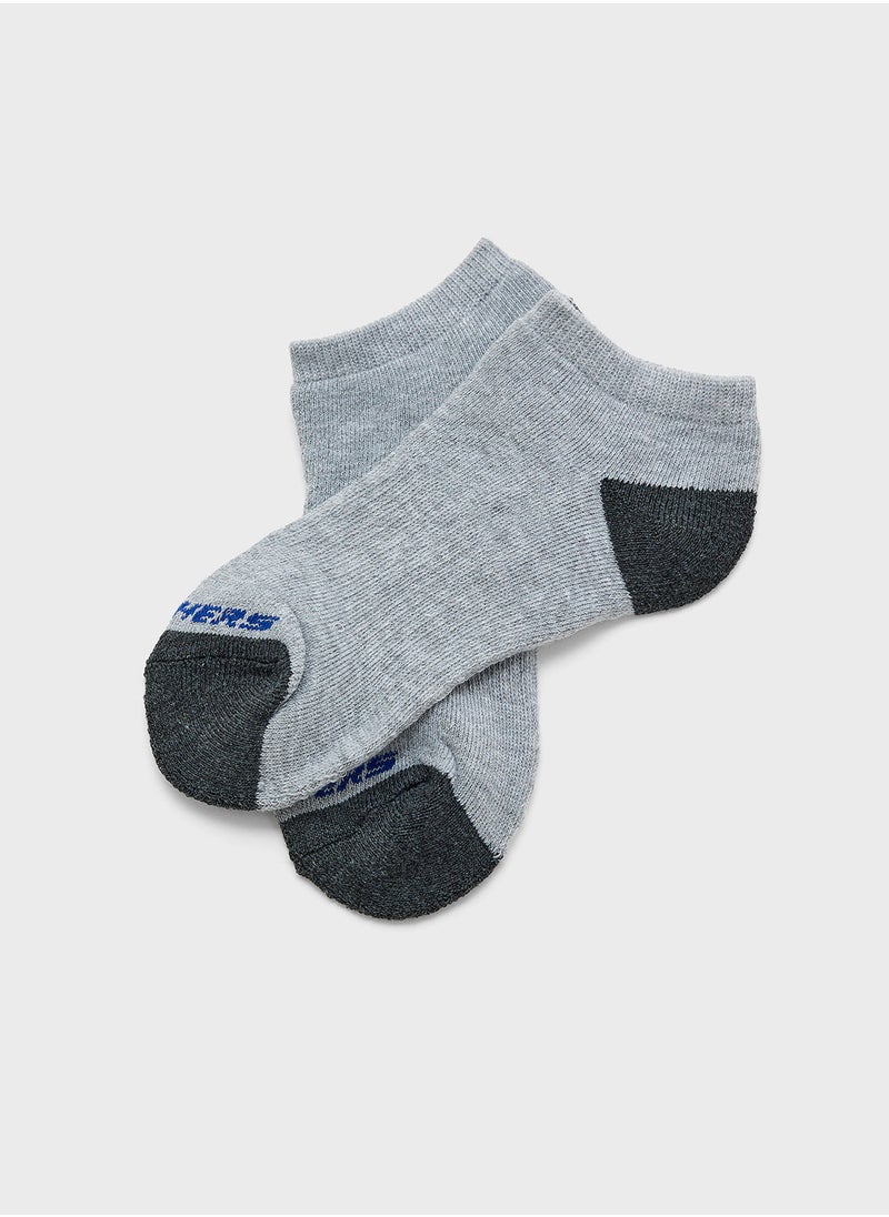 SKECHERS Kids 6 Pack Terry Crew Socks  - Image 2