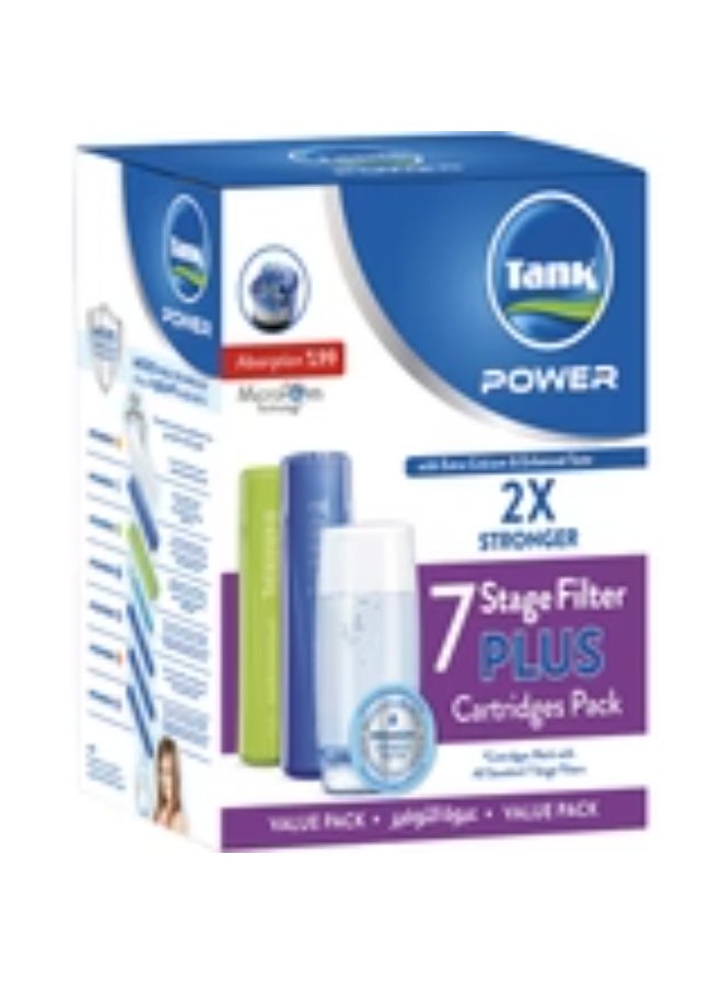 عبوة شمع تانك باور بلس ٧ مراحل