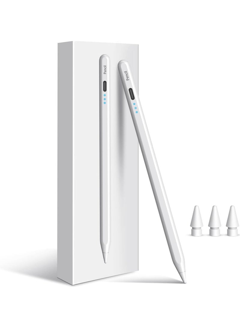 Stylus Pen for iPad 6–10th Gen, Fast Charging in 10 Min, Palm Rejection, Tilt Sensitivity, Compatible with iPad Pro/Air/Mini - Image 1