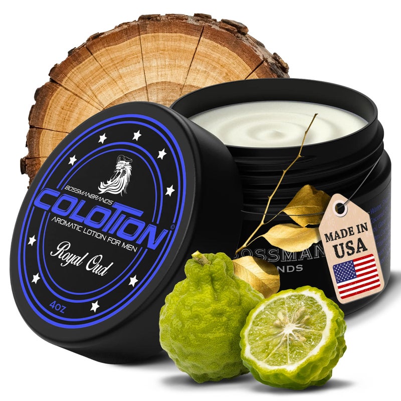 Bossman Colotion â€“ 2-in-1 Body Lotion & Cologne for Men â€“ Long-Lasting, Hydrating, Soothing Moisturizer for Men â€“ Suits All Skin Types for Daily Use â€“ Royal Oud Scent - Image 1