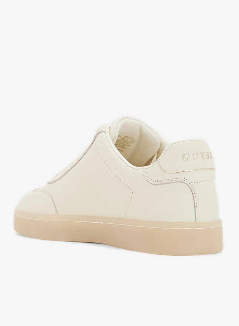 GUESS Logo Detailed Lace Up Low Top Sneakers