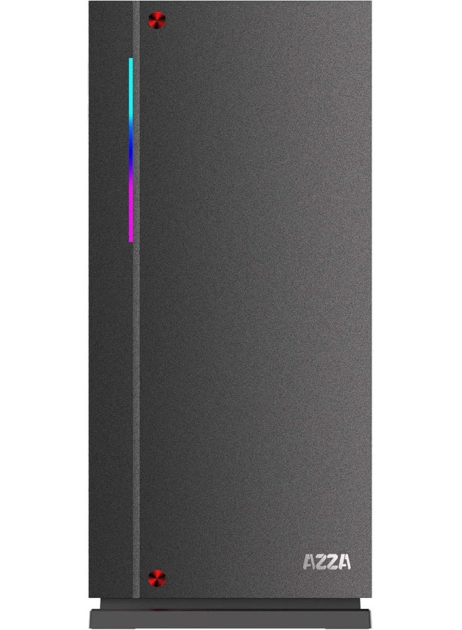 Azza CSAZ-7000B Zircon Full Tower PC Case - Black - Image 3