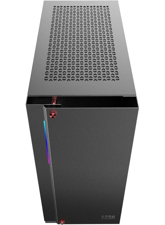 Azza CSAZ-7000B Zircon Full Tower PC Case - Black - Image 2