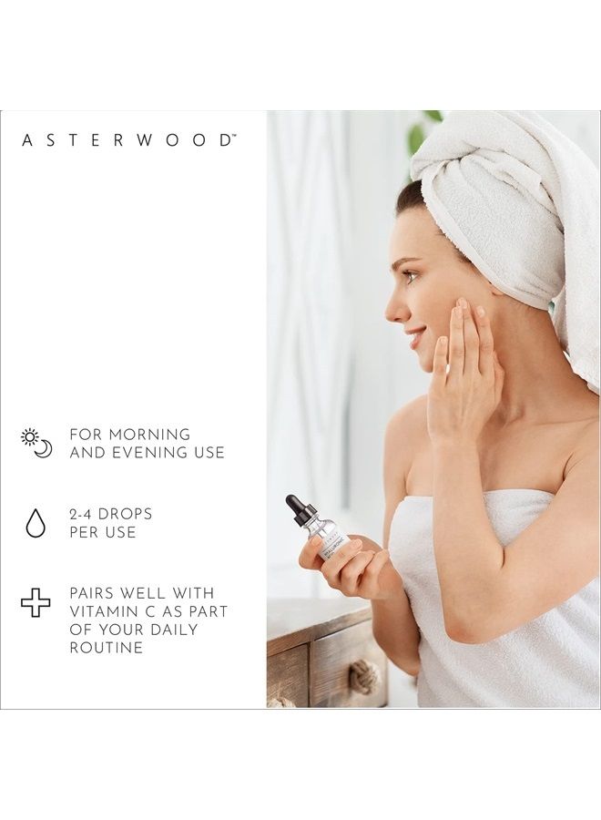 Asterwood Naturals Asterwood Pure Hyaluronic Acid Serum for Face (237 ml/8 oz); Plumping Anti-Aging Face Serum, Hydrating Facial Skin Care Product, Fragrance Free, Pairs Well with Vitamin C Serum & Retinol Serum - Image 4