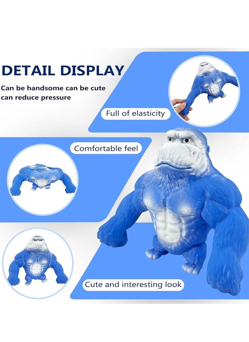 MAGIC VAULT Monkey Stress Balls, Squishy Monkey Decompress and Squeeze Stress Toy, Squishy Fidget Toys Gorilla Toy Stress Relief Toy Autism Sensory Toys for Kids Party Favors (4pcs)  - Image 2