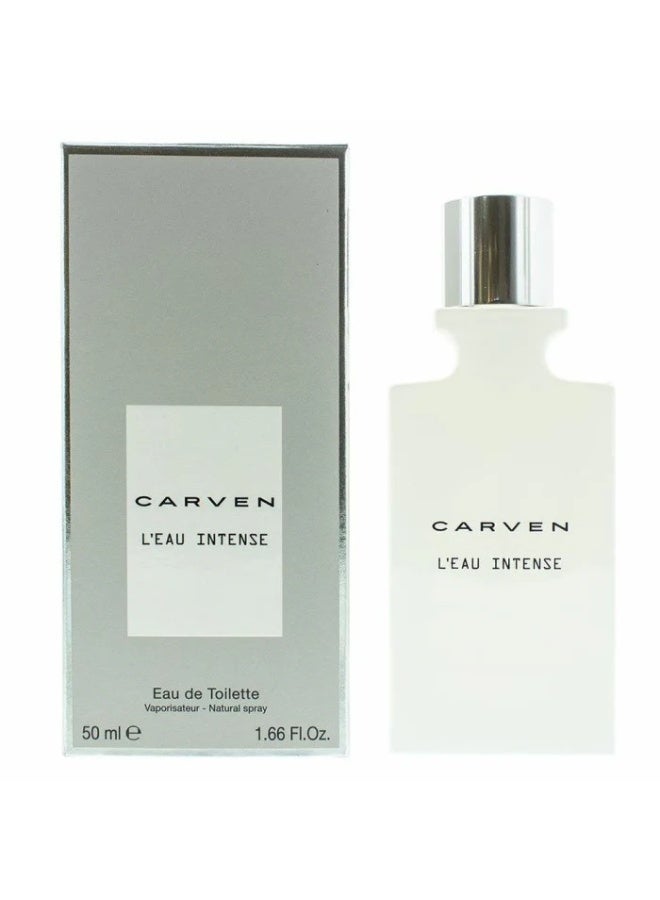 CARVEN LEau Intense by Carven for Men 50ML 1.7 fl oz Eau de toilette Spray Rare Perfume - Image 1