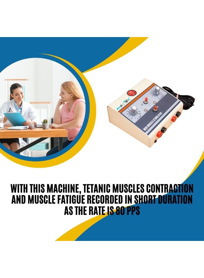 PHYSIOTREX جهاز PHYSIOTREX® المتطور والمصغر لتحفيز العضلات (وحدة علاجية محمولة بقناتين) – مخصص للعلاج الطبيعي وتخفيف الألم وإعادة تأهيل العضلات – يتضمن 4 وسادات علاجية وضماناً لمدة عام (بمواصفات طبية احترافية). - Image 2