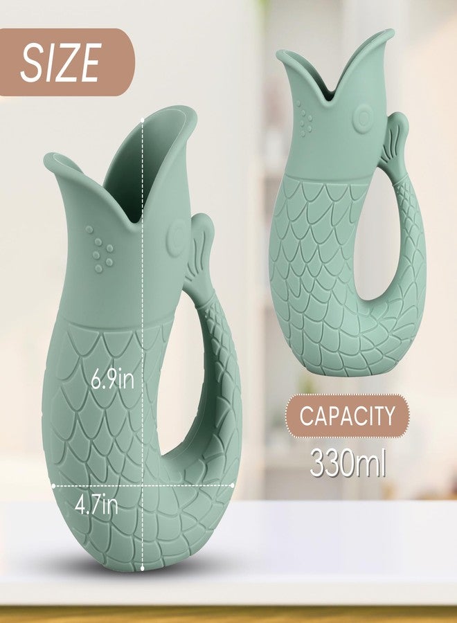 Mintlyfe Baby Bath Rinse Cup, Silicone Shampoo Washing Rinse Cup for Kids, Bath Rinse Cup with Handle (Blush) - Image 5