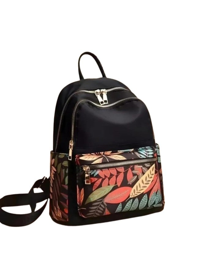 JAISOM Women and Girls Fashion Mini Casual Backpack Bag | Water‑Resistant Anti‑Theft Daypack | Stylish Lightweight 15L College Tuition Office Travel Shoulder Bag With Adjustable Straps Black - Image 1