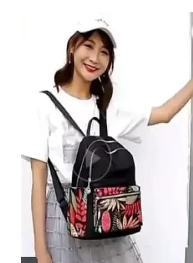 JAISOM Women and Girls Fashion Mini Casual Backpack Bag | Water‑Resistant Anti‑Theft Daypack | Stylish Lightweight 15L College Tuition Office Travel Shoulder Bag With Adjustable Straps Black - Image 4