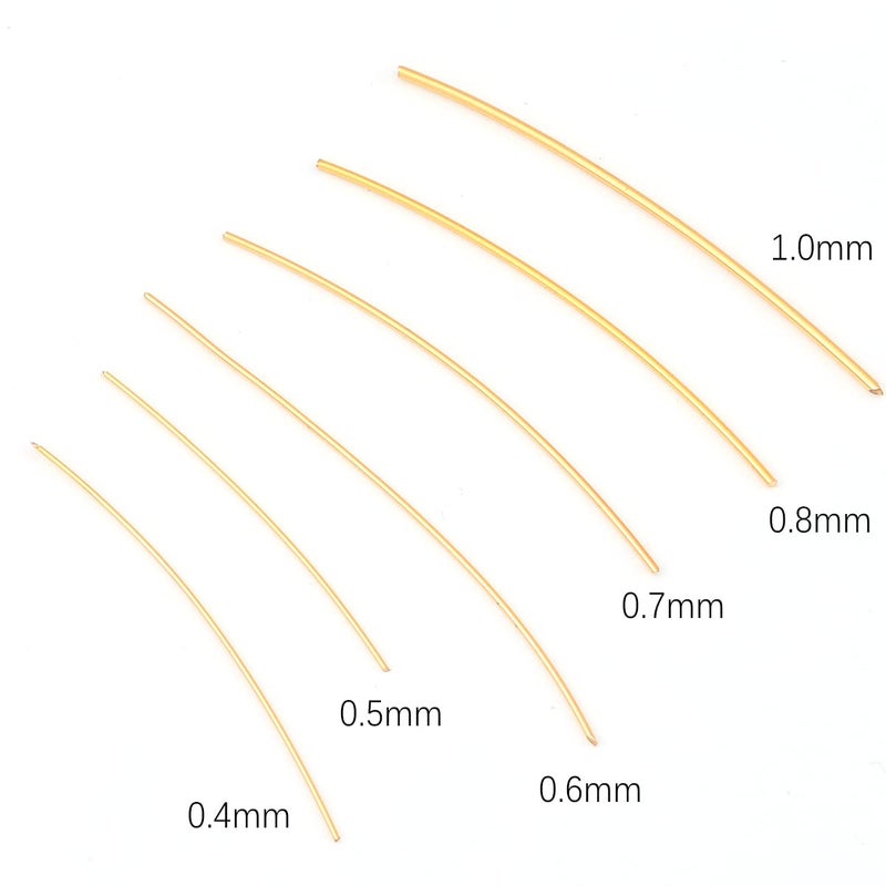BEADIA 18K Gold Plated Wire 0.7mm 5 Meters Bead Cord for Bracelet Necklace Charm Beading Jewelry Making Findings - Image 4