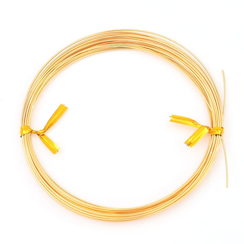 BEADIA 18K Gold Plated Wire 0.7mm 5 Meters Bead Cord for Bracelet Necklace Charm Beading Jewelry Making Findings - Image 5