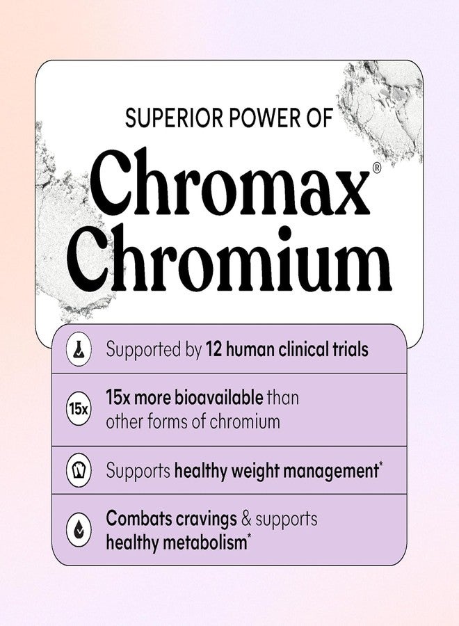 Lemme Curb Cravings Soft Chews - Manage Appetite, Support Metabolism & Lean Body w/Clinically Studied Chromium, Gymnema & B12 for Healthy Weight Management, Mixed Berry - Image 4