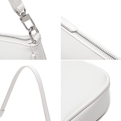 lapsting Women Small Shoulder Bag Mini Purse Womens Crossbody Clutch Purses 90s Y2k Bags Large White - Image 4