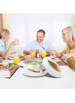 Milton Milton Luxury Thermal Food Containers Set with Gold Edges - 4 Pieces - 2.5L, 1.5L, 1L, 500ml  - Image 3