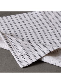Home Box Allan Snow Recycled Cotton Dhurrie 80 x 50 cm  - Image 4
