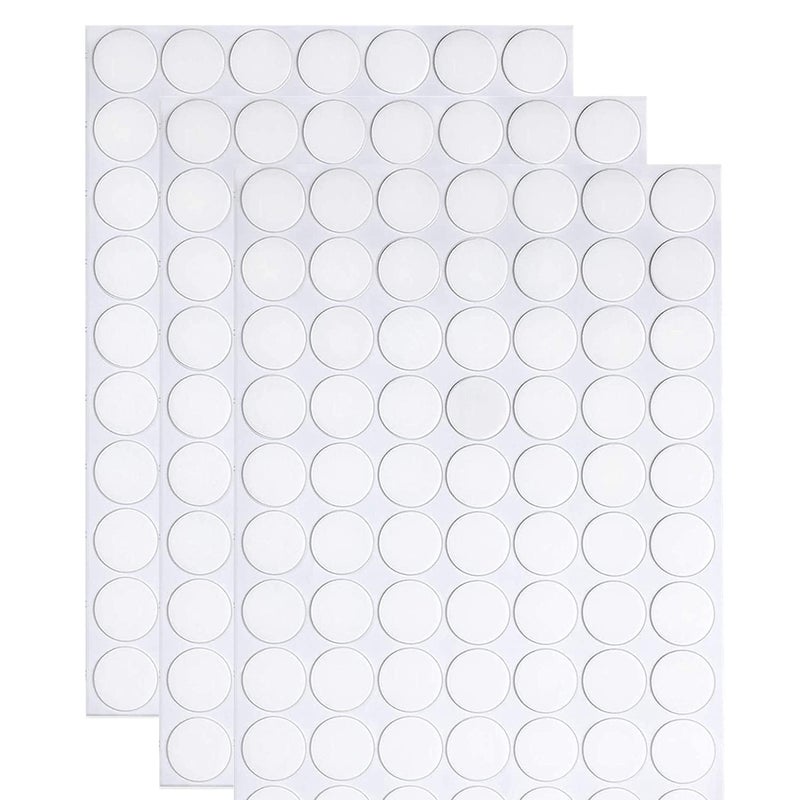 THECLOUDMALL ® Transparent Double-Sided Tape Stickers, Round Acrylic No Traces Adhesive Sticker Creative Super Sticky Waterproof Small Stickers for Decoration, Pack of (3) - Image 3