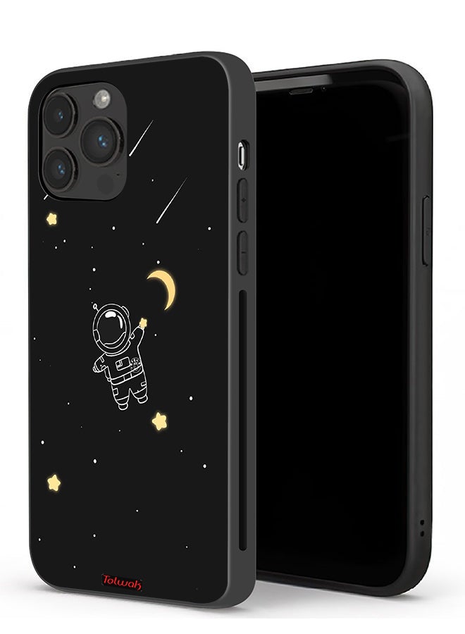Tolwak Apple iPhone 13 Pro Max Protective Case Astronaut Art Clip - Image 1