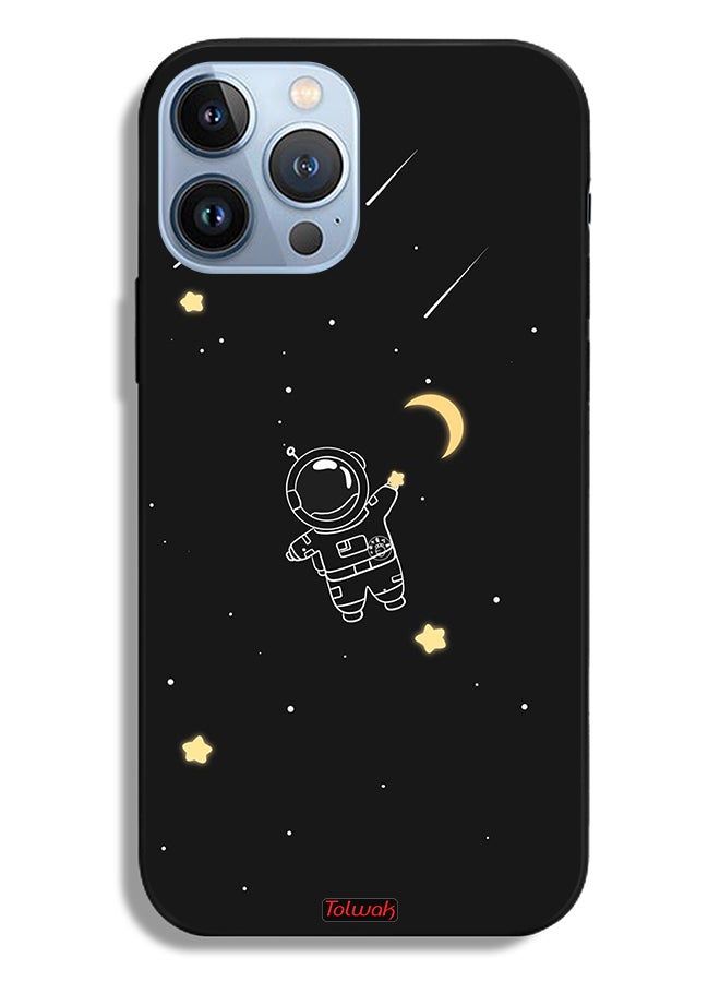 Tolwak Apple iPhone 13 Pro Max Protective Case Astronaut Art Clip - Image 2